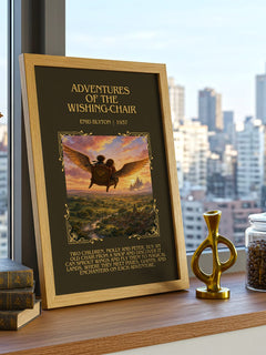 Adventures Of The Wishing-Chair Minimalist Book Poster by Enid Blyton – image 3