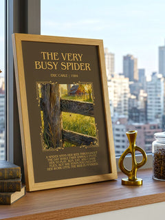 The Very Busy Spider Minimalist Book Poster by Eric Carle – image 3