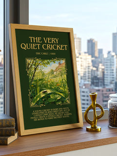 The Very Quiet Cricket Minimalist Book Poster by Eric Carle – image 3