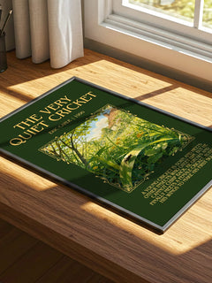 The Very Quiet Cricket Minimalist Book Poster by Eric Carle – image 4