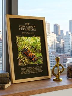 The Very Clumsy Click Beetle Minimalist Book Poster by Eric Carle – image 3