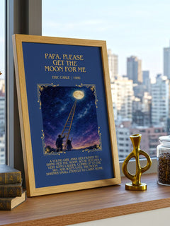 Papa, Please Get The Moon For Me Minimalist Book Poster by Eric Carle – image 3