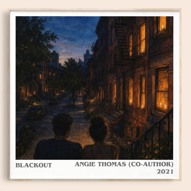 Blackout Literary Art Print by Angie Thomas (Co-Author)