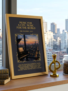 Music For A City, Music For The World Minimalist Book Poster – E. – image 3