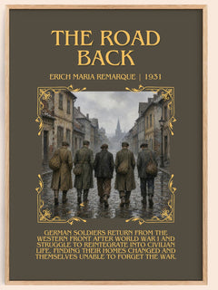 The Road Back Minimalist Book Poster by Erich Maria Remarque – image 1