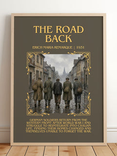The Road Back Minimalist Book Poster by Erich Maria Remarque – image 2
