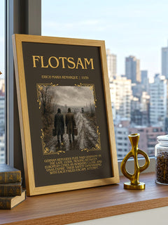 Flotsam Minimalist Book Poster by Erich Maria Remarque – image 3