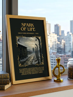 Spark Of Life Minimalist Book Poster by Erich Maria Remarque – image 3