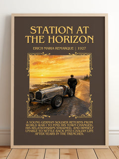 Station At The Horizon Minimalist Book Poster by Erich Maria Remarque – image 2