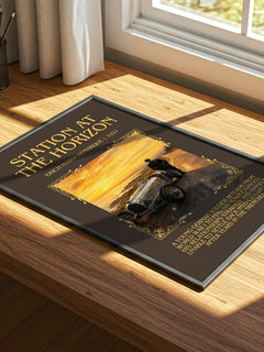 Station At The Horizon Minimalist Book Poster by Erich Maria Remarque – image 4