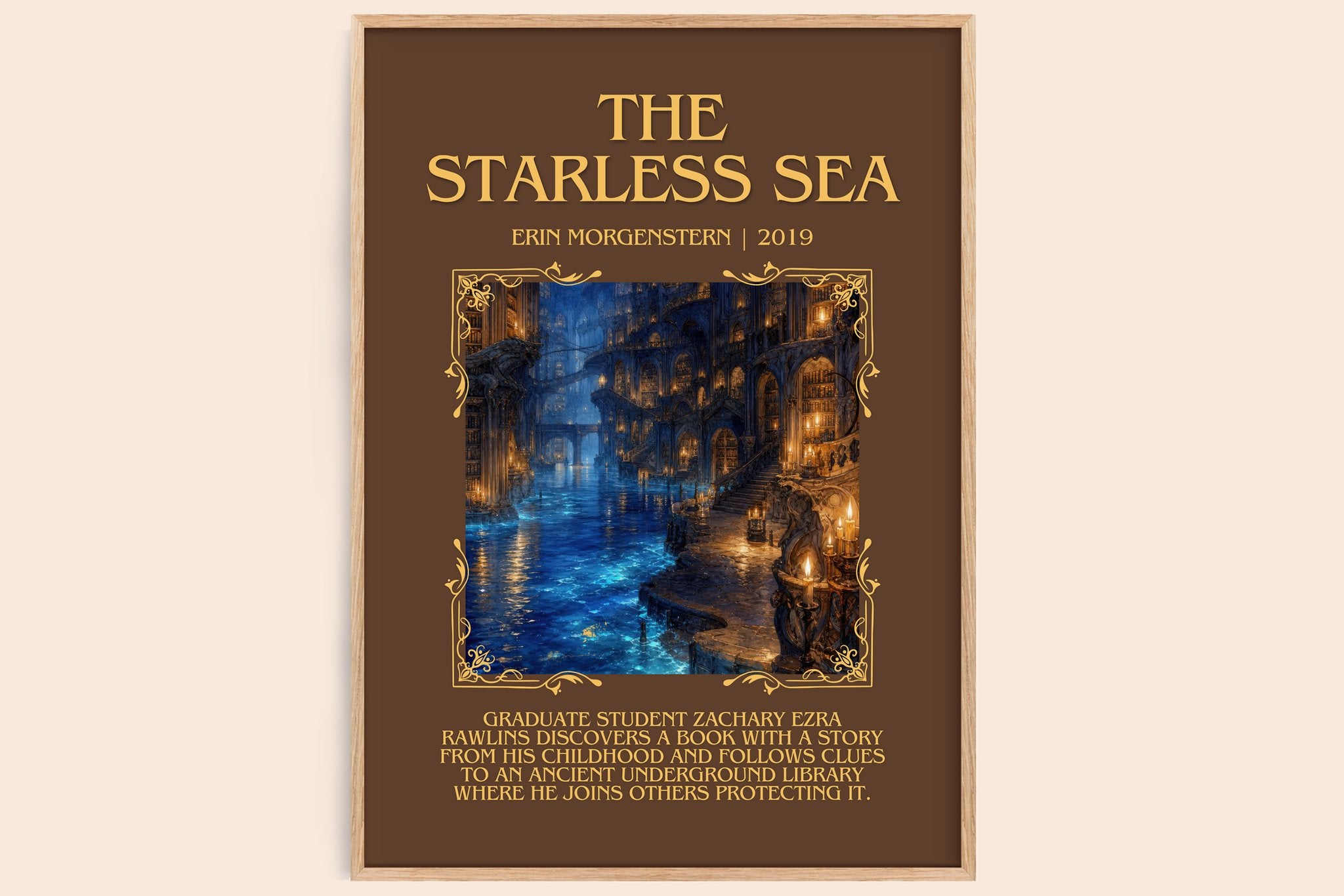 The Starless Sea Minimalist Book Poster by Erin Morgenstern