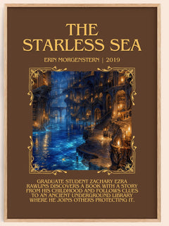 The Starless Sea Minimalist Book Poster by Erin Morgenstern – image 1