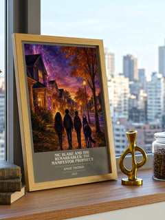 Nic Blake And The Remarkables: The Manifestor Prophecy book cover poster colour and style options – Angie Thomas book art