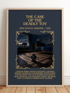 Case Of The Deadly Toy Minimalist Book Poster by Erle Stanley Gardner – image 2