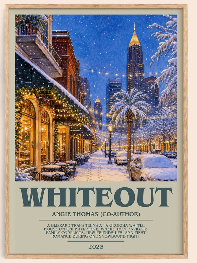 Whiteout Bookish Wall Art by Angie Thomas (Co-Author)