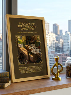 Case Of The Duplicate Daughter Minimalist Book Poster by E. Gardner – image 3
