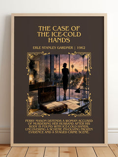 Case Of The Ice-Cold Hands Minimalist Book Poster by E. Gardner – image 2