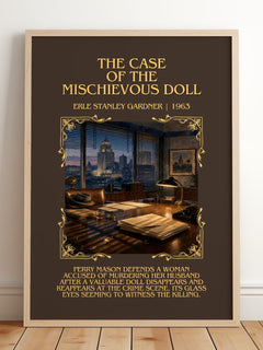 Case Of The Mischievous Doll Minimalist Book Poster by E. Gardner – image 2