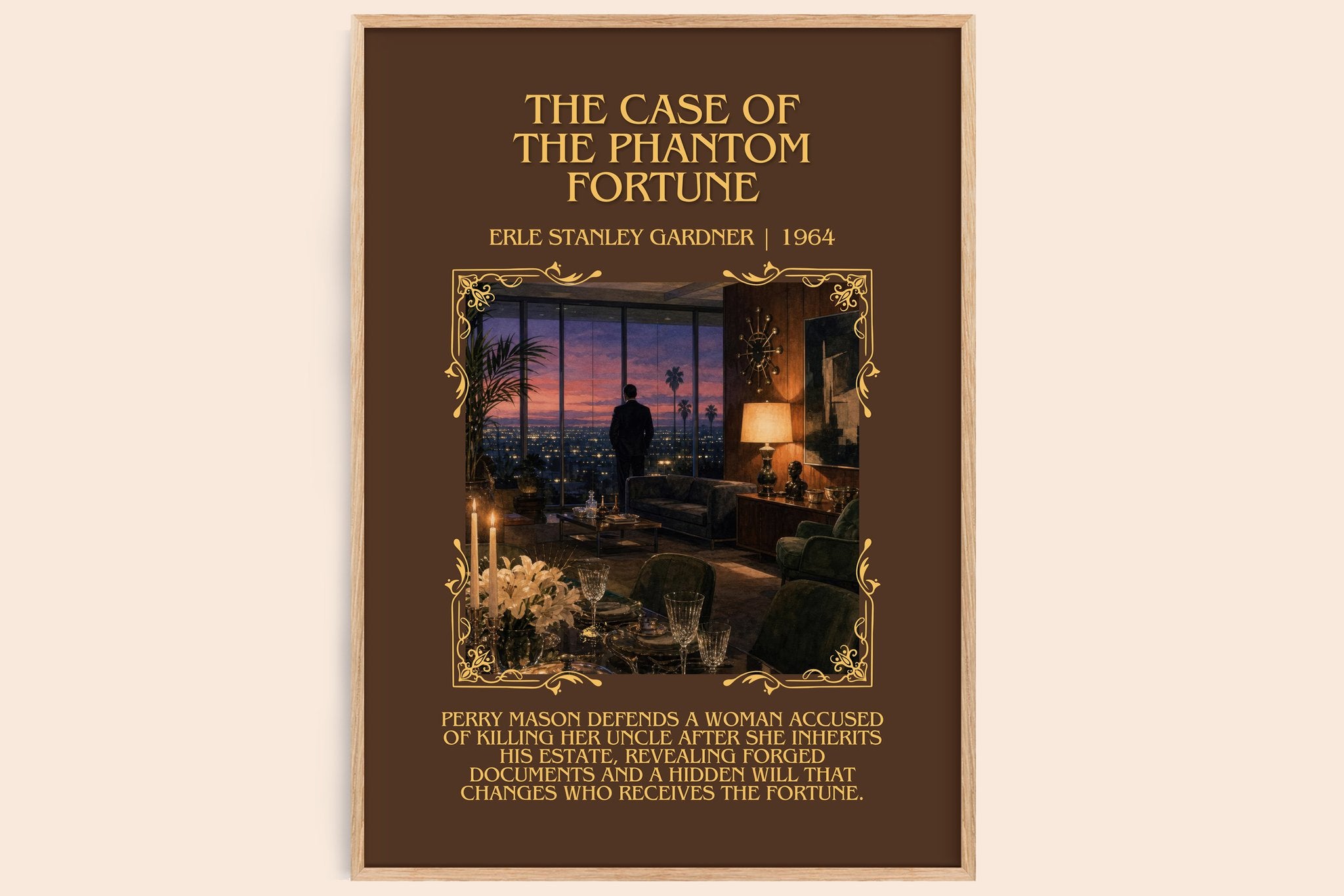 Case Of The Phantom Fortune Minimalist Book Poster by E. Gardner