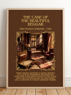 Case Of The Beautiful Beggar Minimalist Book Poster by E. Gardner – image 2