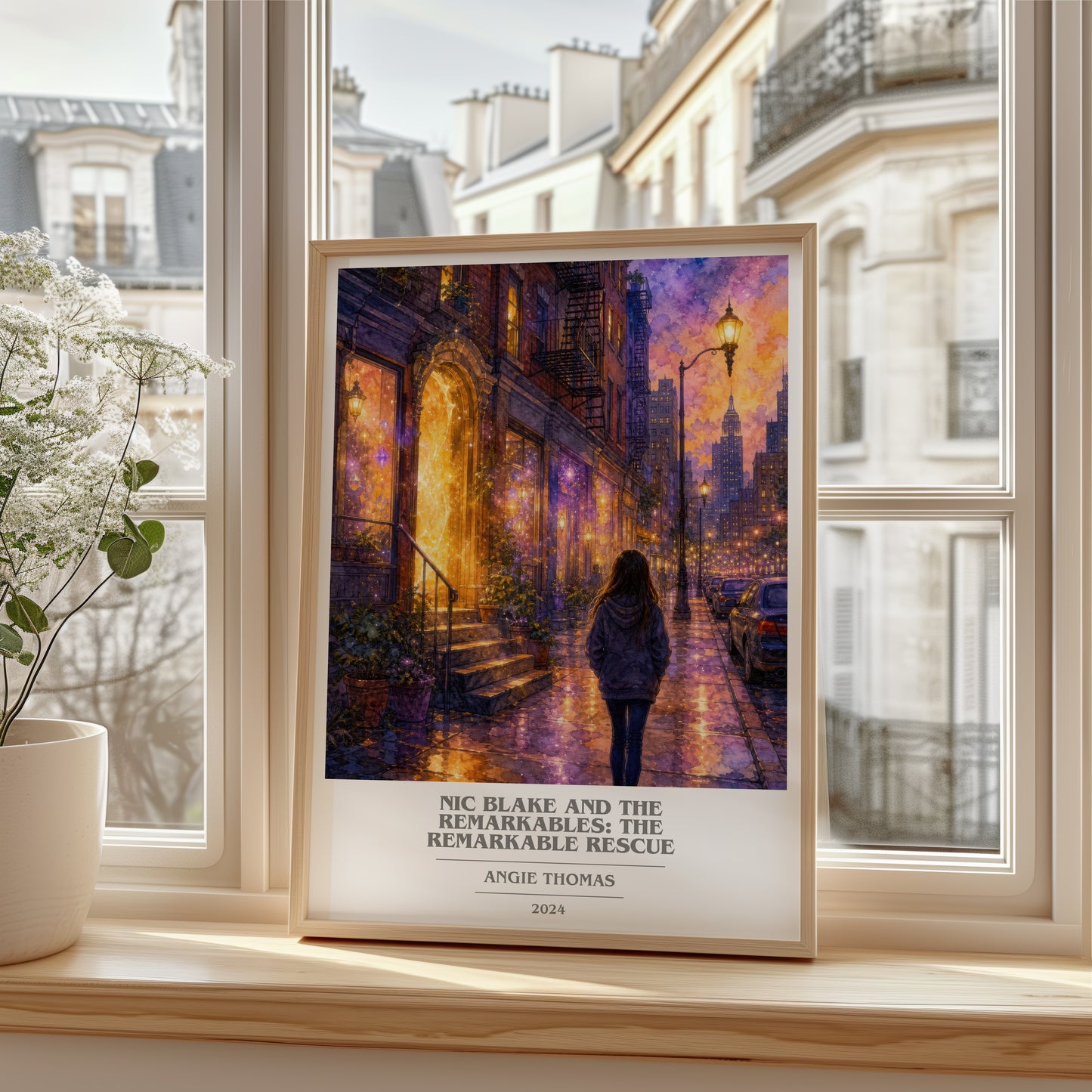 Nic Blake And The Remarkables: The Remarkable Rescue book cover poster colour and style options – Angie Thomas book art