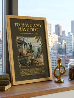 To Have And Have Not Minimalist Book Poster by Ernest Hemingway – image 3