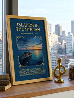 Islands In The Stream Minimalist Book Poster by Ernest Hemingway – image 3