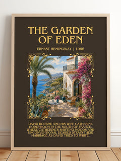 The Garden Of Eden Minimalist Book Poster by Ernest Hemingway – image 2