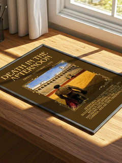 Death In The Afternoon Minimalist Book Poster by Ernest Hemingway – image 4