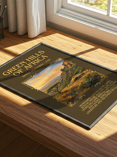 Green Hills Of Africa Minimalist Book Poster by Ernest Hemingway – image 4