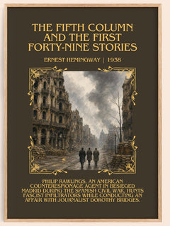 Fifth Column And The First Forty-Nine Stories Minimalist Book Poster – image 1