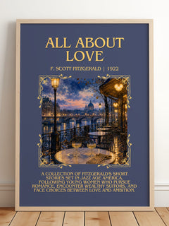 All About Love Minimalist Book Poster by F. Scott Fitzgerald – image 2