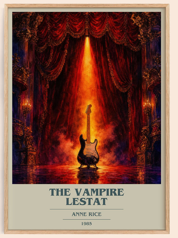 The Vampire Lestat Book Cover Poster by Anne Rice