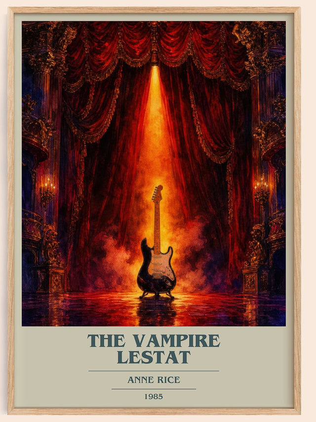 The Vampire Lestat Book Cover Poster by Anne Rice