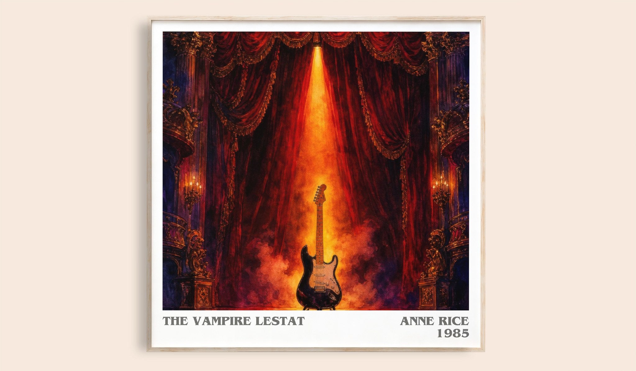 The Vampire Lestat Literary Art Print by Anne Rice