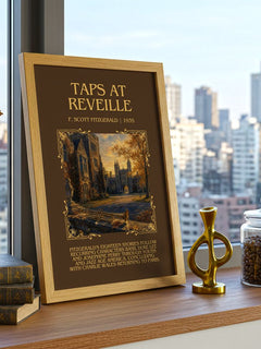 Taps At Reveille Minimalist Book Poster by F. Scott Fitzgerald – image 3