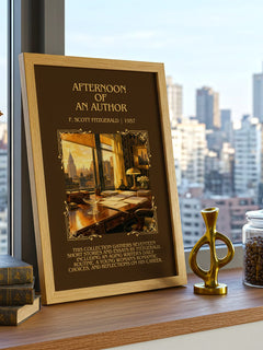 Afternoon Of An Author Minimalist Book Poster by F. Scott Fitzgerald – image 3