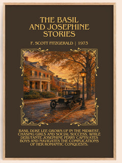 Basil And Josephine Stories Minimalist Book Poster by F. Fitzgerald – image 1