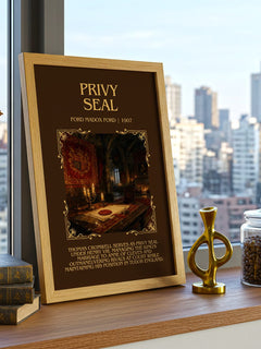 Privy Seal Minimalist Book Poster by Ford Madox Ford – image 3