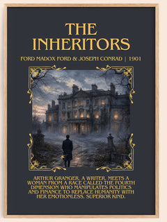 Inheritors Minimalist Book Poster by Ford Madox Ford & Joseph Conrad – image 1