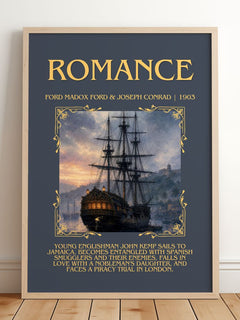 Romance Minimalist Book Poster by Ford Madox Ford & Joseph Conrad – image 2