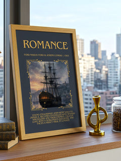 Romance Minimalist Book Poster by Ford Madox Ford & Joseph Conrad – image 3