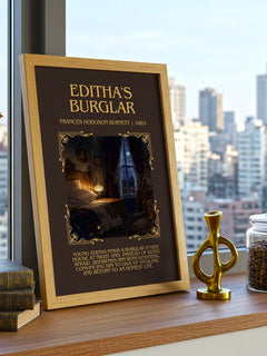 Editha'S Burglar Minimalist Book Poster by Frances Hodgson Burnett – image 3