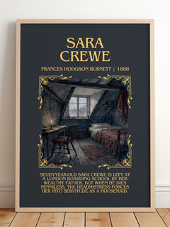 Sara Crewe Minimalist Book Poster by Frances Hodgson Burnett – image 2