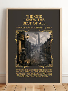 One I Knew The Best Of All Minimalist Book Poster by F. Burnett – image 2