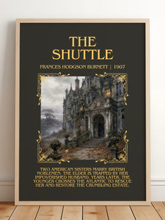 The Shuttle Minimalist Book Poster by Frances Hodgson Burnett – image 2