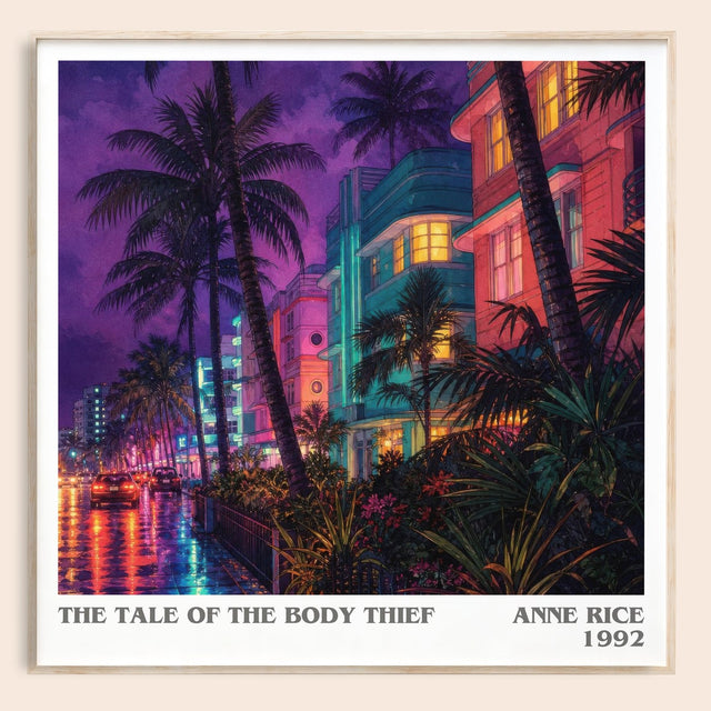 The Tale Of The Body Thief Literary Art Print by Anne Rice