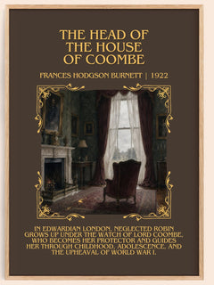 Head Of The House Of Coombe Minimalist Book Poster by F. Burnett – image 1