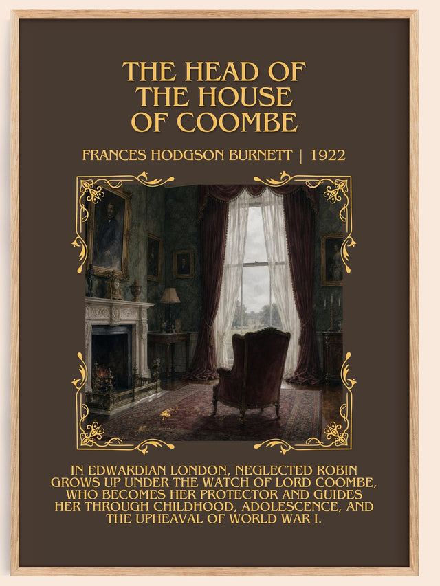 Head Of The House Of Coombe Minimalist Book Poster by F. Burnett