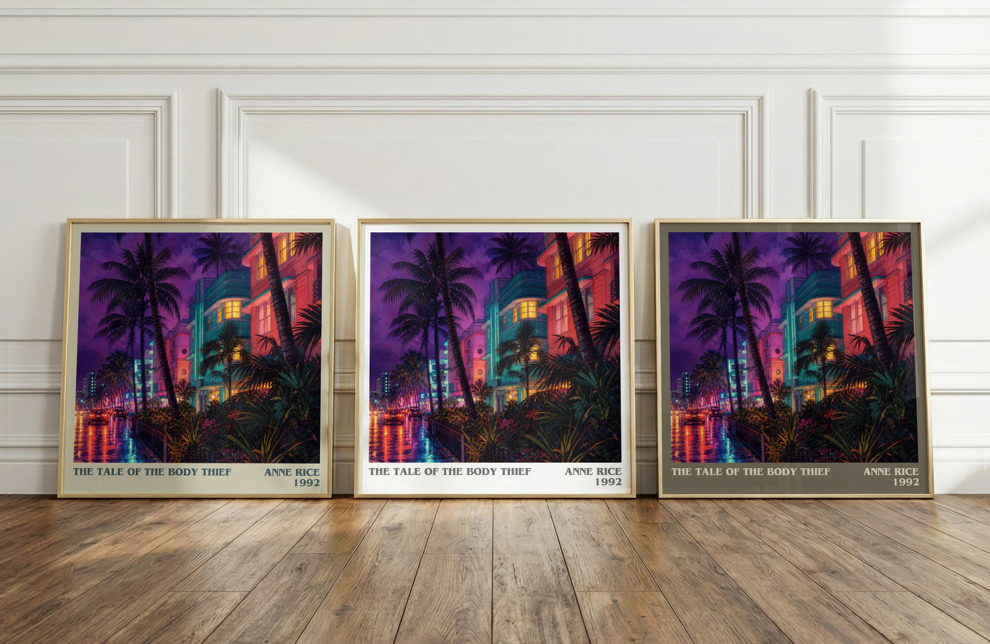 The Tale Of The Body Thief literary art print colour and style options – Anne Rice book art